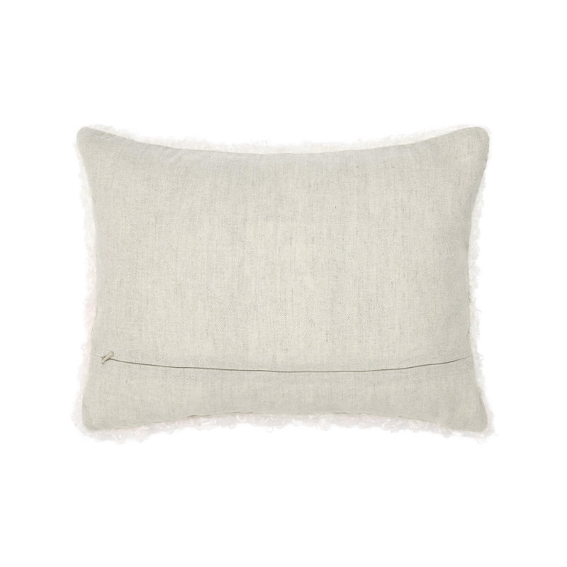 Carters 12x16 Fabric Ivory Throw Pillow, 12"H x 16"W