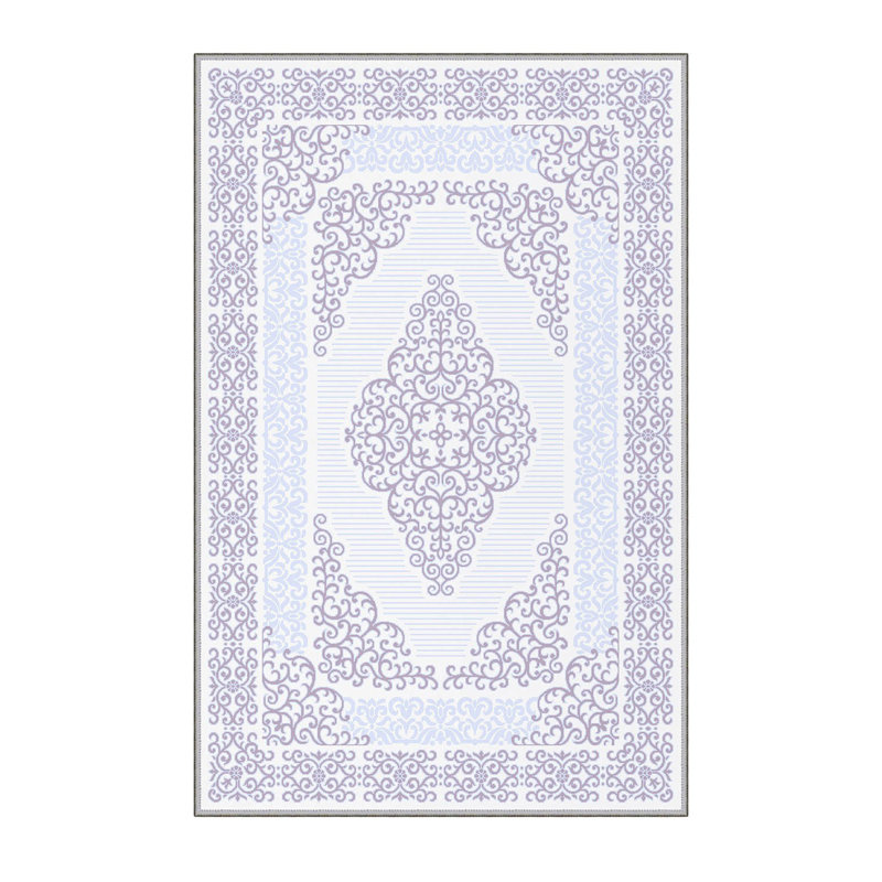 Stylish Hall Carpet (39.4 x 78.7 inches), 100% Polyester, 0.3 in Pile Height | Antibacterial, Non-Slip Underside, Machine Washable | 3D Digital Printed Design, Durable & Soft for Home Décor