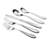 David Shaw Silverware Monet Stainless Steel Flatware Set - Service for 4