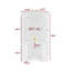 Vaisselier d'angle 78,9 "H