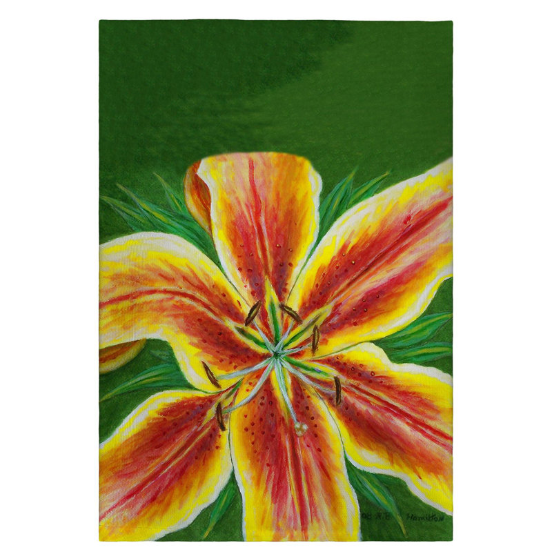 Serviette à main lily Bilski