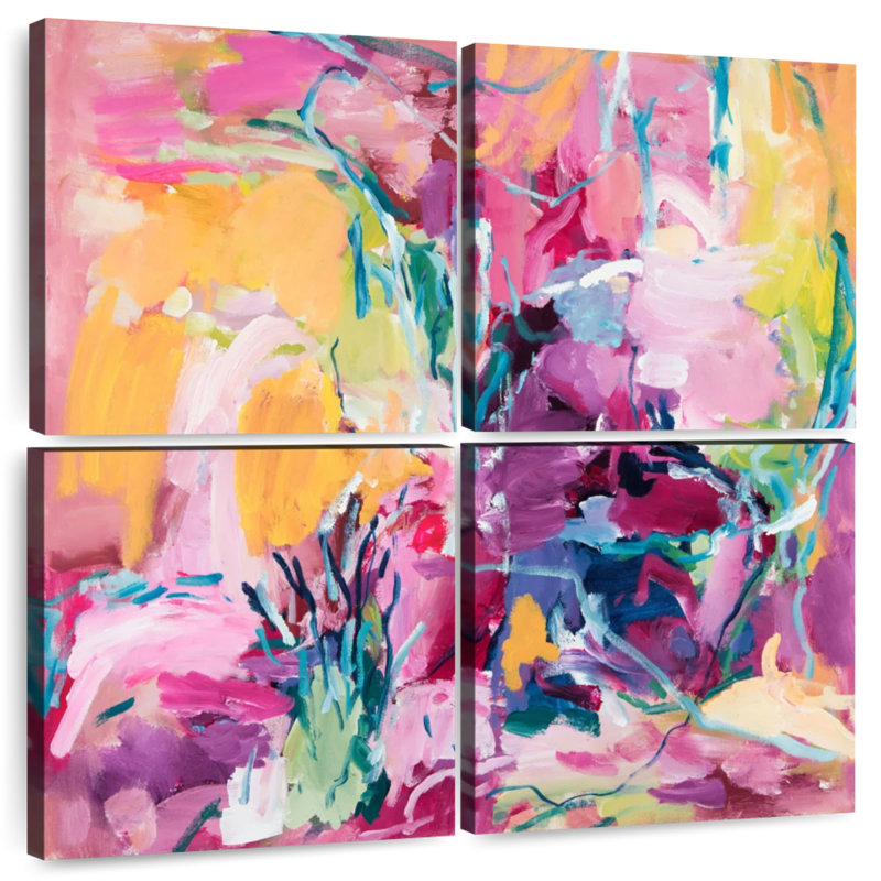 Garden Mix, 32" H x 32" W