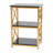 Metal and Reclaimed Wood 3-Tier Side Wood