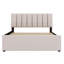 Lit plateforme tapissier avec lit gigogne-1623456793