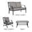 Edinson 4 - Person Patio Conversation Set