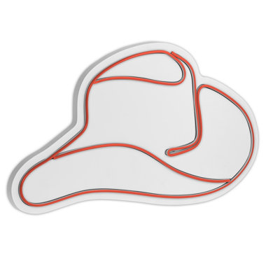 Bande de néon flexible à DEL, néon rouge imperméable, 10,2 po x 18,3 po | Gabarit en mousse de PVC 12 V DC, IP67 | Parfait pour la décoration intérieure, les fêtes et les événements, rendement énergétique de 36 W