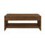 Abba 39.4" W Mid Century Modern Rectangular Coffee Table with Slatted Detailing-649291977