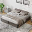 Lift Up Storage Platform Bed Frame with Large Storage Space-16205108-16205110