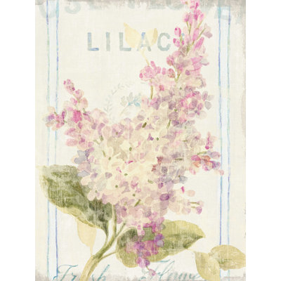Floursack Florals V Crop by Danhui Nai - Wrapped Canvas Print