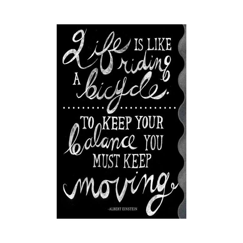 Riding A Bicycle - Wrapped Canvas Print, 101.6 cm H x 66.04 cm W x 3.175 cm D