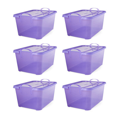 Life Story Stackable Home Organization Lidded Storage Container