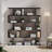 62.6" H Geometric Bookcase 5 Tier S-Shaped Room Divider Bookshelf-841778648