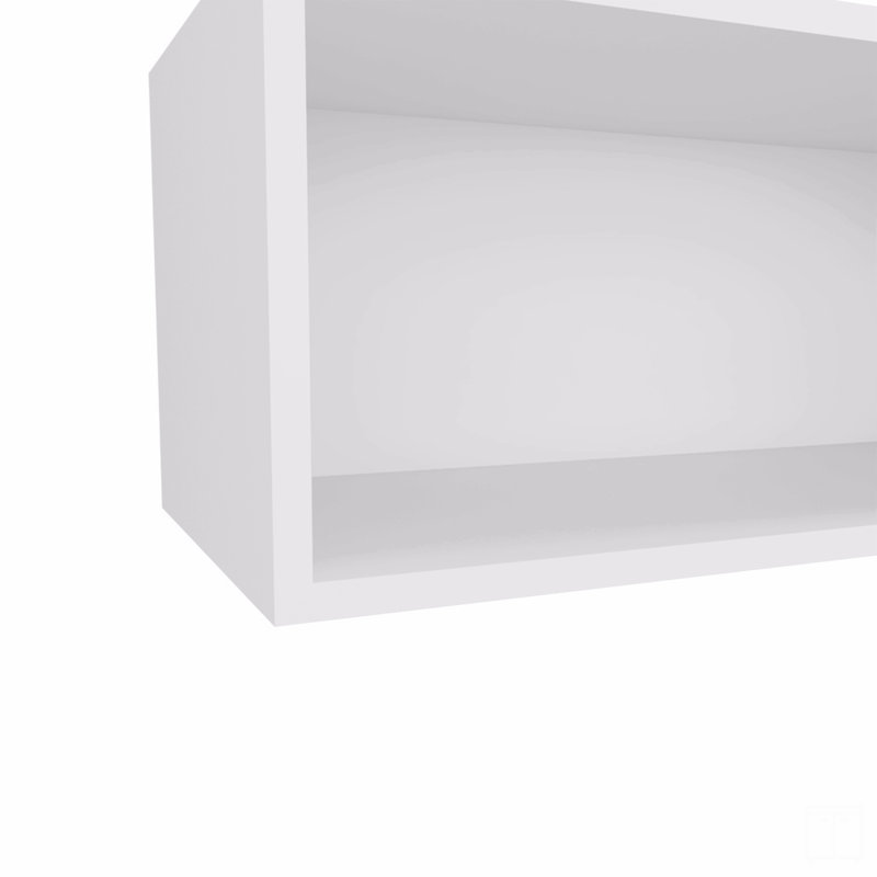 Armoire murale Axtell, cuisine, Blanc