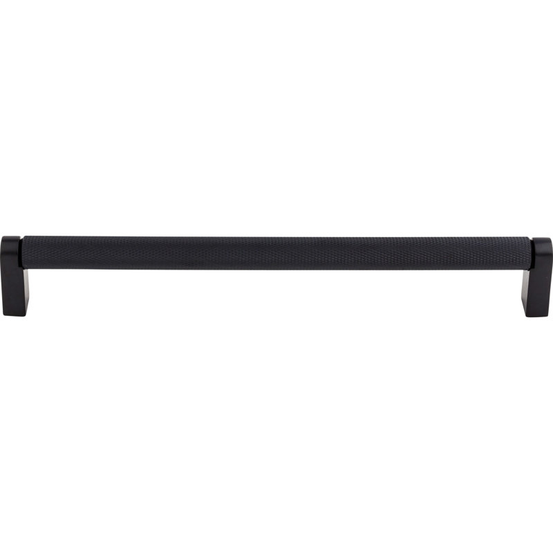 Amwell 8 13/16" Center to Center Bar Pull, Flat Black, Amwell 8 13/16" Center to Center Bar Pull