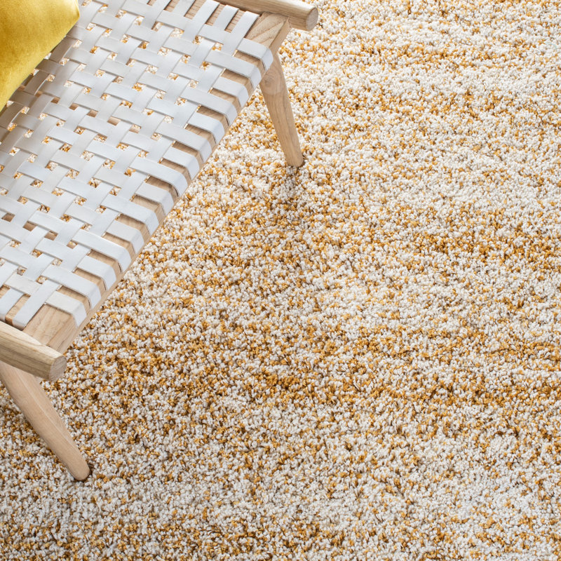 Tapis ivoire Jon-Paul, Rond 7 pi, Gold/Ivory