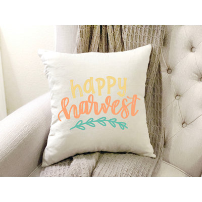  Happy Harvest Cotton Pillow Cover