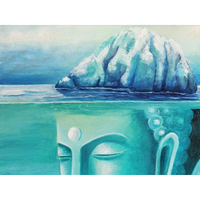 L'iceberg de la sagesse | Acrylique sur toile | Peinture de Gayatri Mavuri