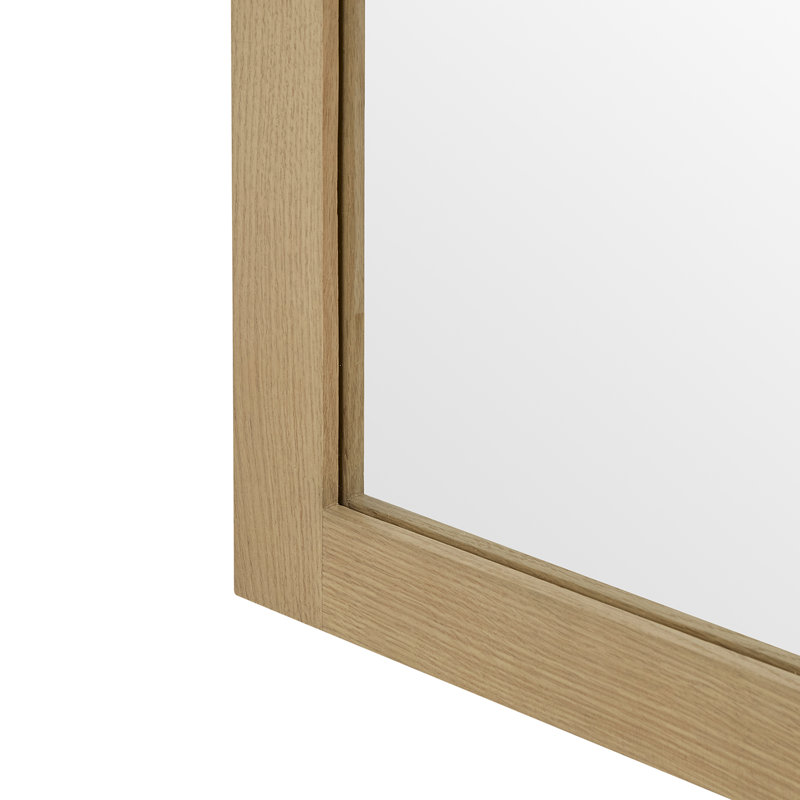 Miroir ARIEL, L 24 po x P 0,8 po x H 32 po, Chêne naturel