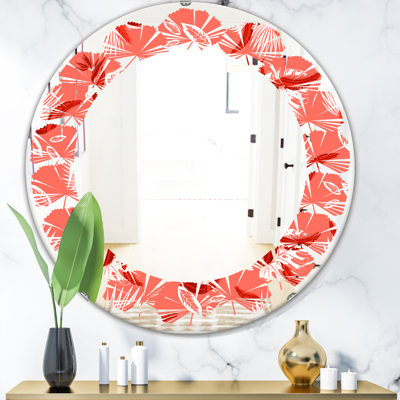 Miroir mural sans cadre Leaves