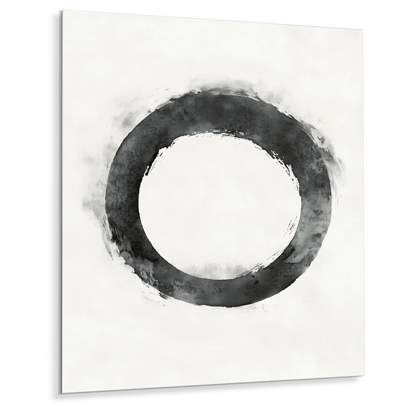 «Circle of Stillness - Abstract Minimalisme», impression murale moderne, L 16 po x H 32 po