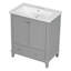 Meuble-lavabo multifonctionnel avec portes et tiroir 30 po-1835254693