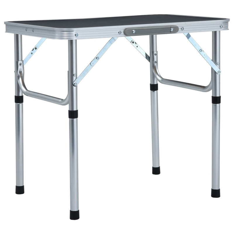 Ellijay 60cm Rectangular Folding Table, Grey