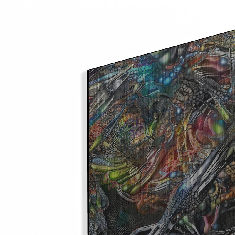 17 Storeys 'Offender' by Pedro Gavidia, Metal Wall Art,, 12" H x 16" W