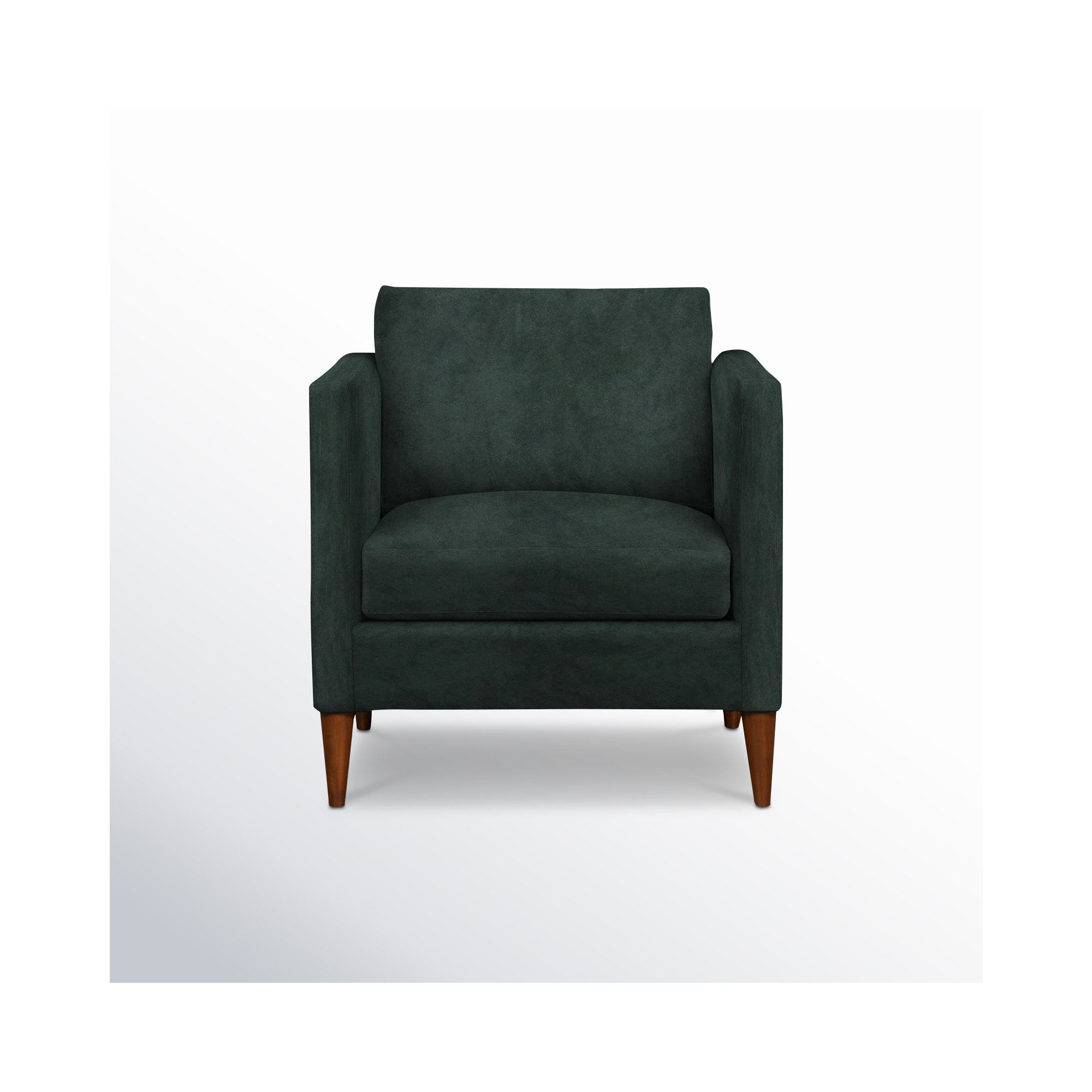 Clifford Upholstered Custom Armchair, Bella Hunter Performance Velvet