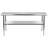 Stainless Steel Prep Table. 18 Gauge Metal Work Table with Undershelf. NSF-1763680979