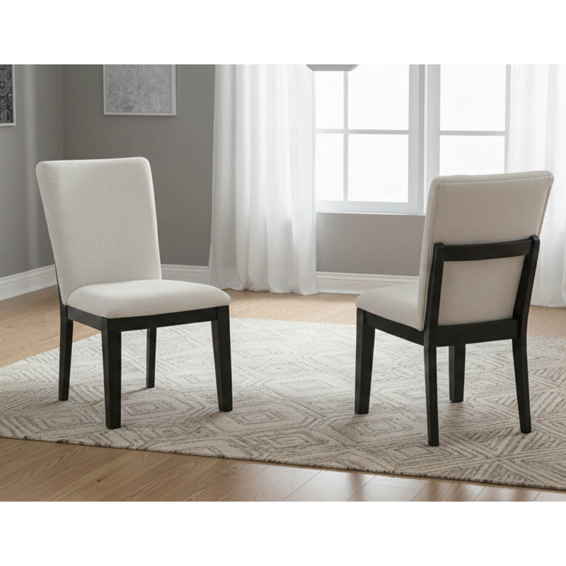 Chaise d'appoint rembourrée Lexington, Noir mat