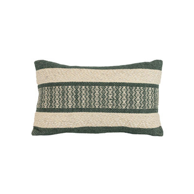 Foreside Home & Garden Filled Throw Pillow Wool, Cotton & Polyester