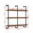 Floating Bar Shelves For Liquor, Wall-mounted Wine Rack With Led Light, Hanging Wine Rack With Stemware Glass Holders For Kitchen, Dining Room, Bar Decor Storage Display