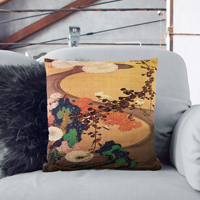 Floral Square Throw Cushion