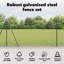 Vidaxl Hexagon Fence Grey Steel-114621985