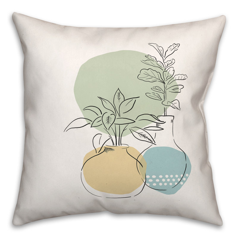 Geometric Reversible Throw Pillow