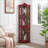 Cabinets, Traditional Lighted Corner Curio with Tempered Glass | Cherry | Adjustable Shelves | Anti-Toppling | MDF+glass