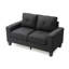 Causeuse modulaire Newbury, noir