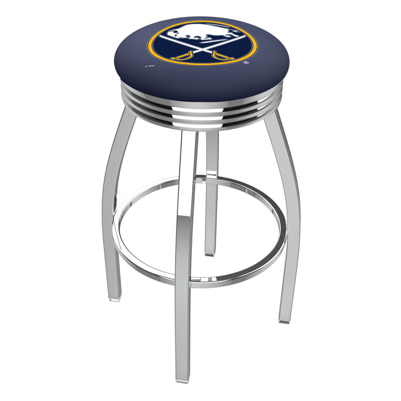 NHL Swivel Bar Stool, Buffalo Sabres, Counter Stool (25" Seat Height)