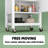 Mobile Kitchen Island (Not Include Stools)