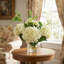 Faux Hydrangea with Vines in Vase