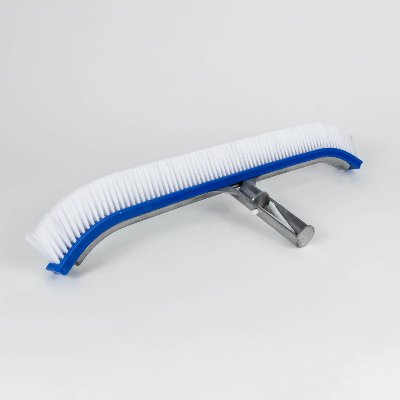Brosse murale 18 "pour piscine courbée bleue