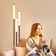 Shirehampton 169cm Black LED Tray Table Floor Lamp