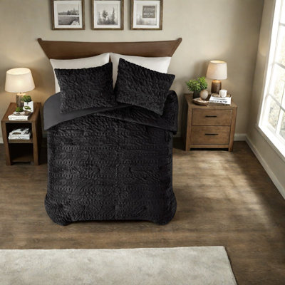 Ensembles de literie luxueux en fausse fourrure pour un confort moderne