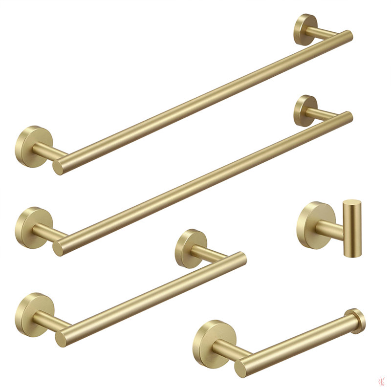 Bathroom Accessories Set, Stainless Steel Bathroom Hardware Set, Bath Towel Bar Set, Towel Racks For Bathroom Wall Mounted.