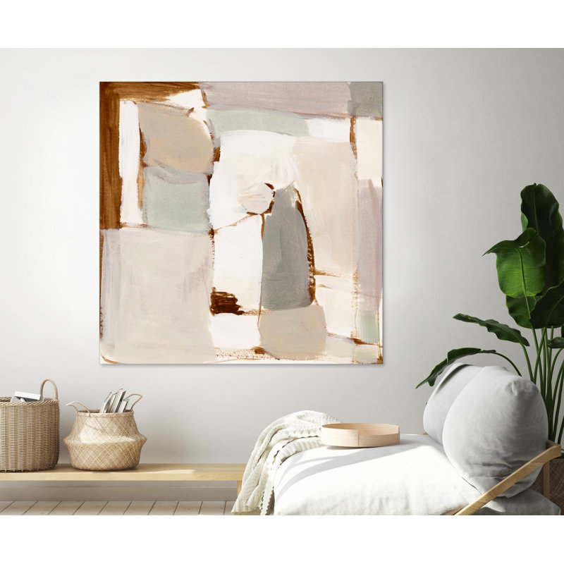 «Mint Chip Ii», reproduction d'art sur toile géante 54 po x 54 po