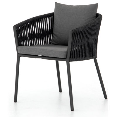 Chaise de patio avec coussin Ambee