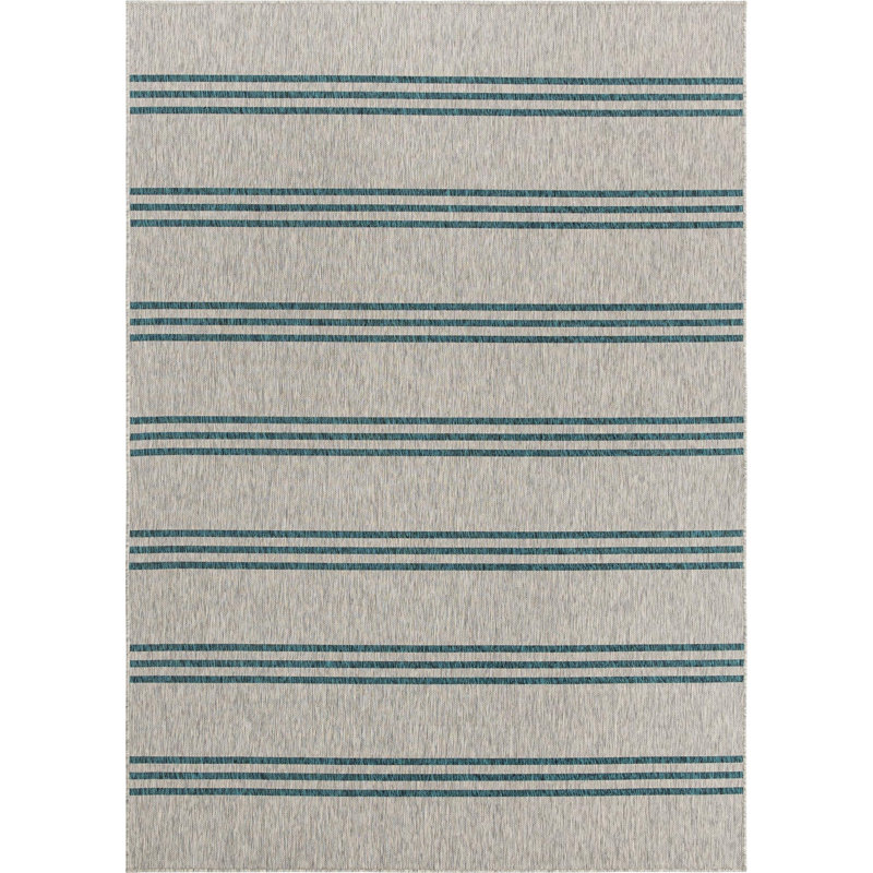 Baildon Anguilla Indoor/Outdoor Rug, Rectangle 7'1" x 10'