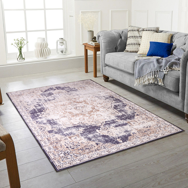 Chardip Floral Area Rug, Rectangle 200 x 290cm