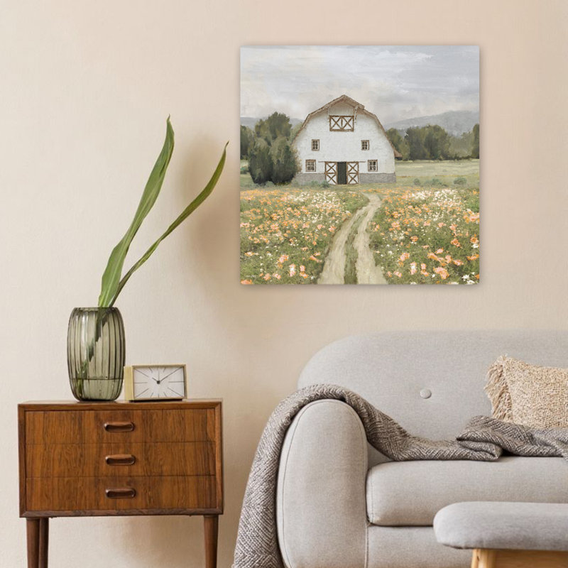 Art floral contemporain Flower Farm, H 24 po x l 24 po