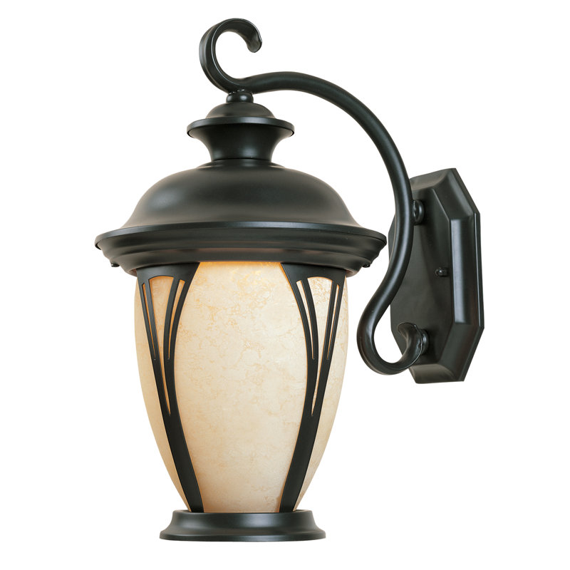 Lanterne murale d’extérieur 3 lumières Kratzer, H 19,5 po x l 11 po, Grainé